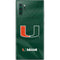University of Miami Green Jersey Galaxy Note 10 Plus Skin