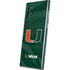 University of Miami Green Jersey Galaxy Note 10 Plus Skin