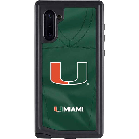 University of Miami Green Jersey Galaxy Cases