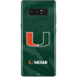 University of Miami Green Jersey Galaxy Note 8 Skin