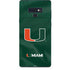 University of Miami Green Jersey Galaxy Note 9 Skin