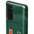University of Miami Green Jersey Galaxy Note20 5G Pro Case