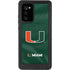 University of Miami Green Jersey Galaxy Note20 5G Waterproof Case