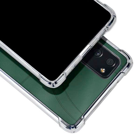 University of Miami Green Jersey Galaxy S20 FE Clear Case