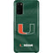 University of Miami Green Jersey Galaxy S20 Lite Case