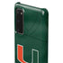 University of Miami Green Jersey Galaxy S20 Lite Case