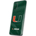 University of Miami Green Jersey Galaxy S20 Plus Skin