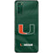 University of Miami Green Jersey Galaxy S20 Skin