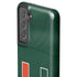 University of Miami Green Jersey Galaxy S21 5G Pro Case