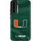 University of Miami Green Jersey Galaxy S22 Plus Pro Case