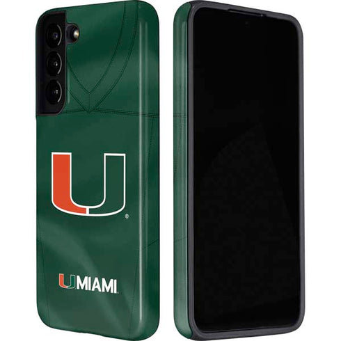University of Miami Green Jersey Galaxy S22 Pro Case
