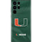 University of Miami Green Jersey Galaxy S22 Ultra Skin