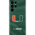 University of Miami Green Jersey Galaxy S22 Ultra Skin