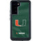 University of Miami Green Jersey Galaxy S23 Plus Waterproof Case