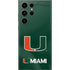 University of Miami Green Jersey Galaxy Skins