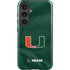 University of Miami Green Jersey Galaxy S25 Impact Case
