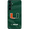 University of Miami Green Jersey Galaxy S25 Plus Skin