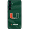 University of Miami Green Jersey Galaxy S25 Skin