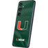 University of Miami Green Jersey Galaxy S24 Skin
