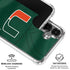 University of Miami Green Jersey Galaxy S26 Clear Case