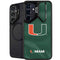 University of Miami Green Jersey Galaxy S26 Kickstand Case