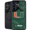 University of Miami Green Jersey Galaxy S26 Plus Kickstand Case