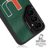 University of Miami Green Jersey Galaxy S26 Plus Kickstand Case