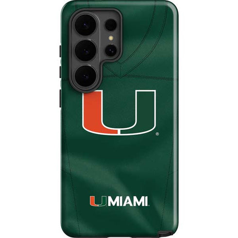 University of Miami Green Jersey Galaxy S26 Ultra Impact Case