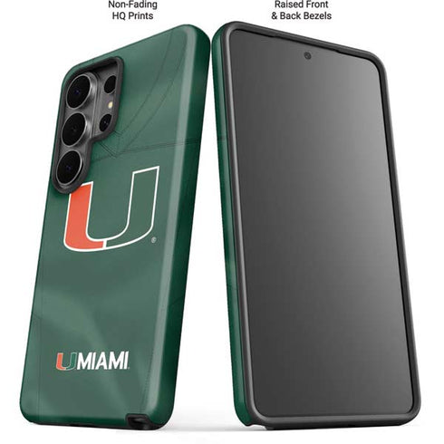 University of Miami Green Jersey Galaxy S26 Ultra Impact Case