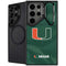 University of Miami Green Jersey Galaxy S26 Ultra Kickstand Case
