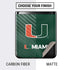 University of Miami Green Jersey Galaxy Z Flip Skin