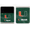 University of Miami Green Jersey Galaxy Z Flip3 5G Skin