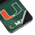 University of Miami Green Jersey Galaxy Z Flip5 5G Skin
