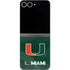 University of Miami Green Jersey Galaxy Z Flip6 Skin