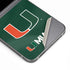 University of Miami Green Jersey Galaxy Z Flip6 Skin