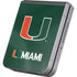 University of Miami Green Jersey Galaxy Z Flip6 Skin