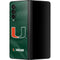 University of Miami Green Jersey Galaxy Z Fold3 5G Skin