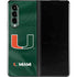 University of Miami Green Jersey Galaxy Z Fold3 5G Skin