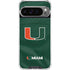 University of Miami Green Jersey Google Pixel 10 Pro XL Clear Case