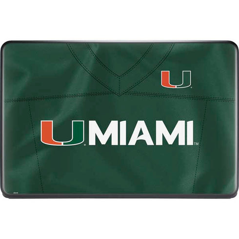 University of Miami Green Jersey Google Pixelbook Go Skin