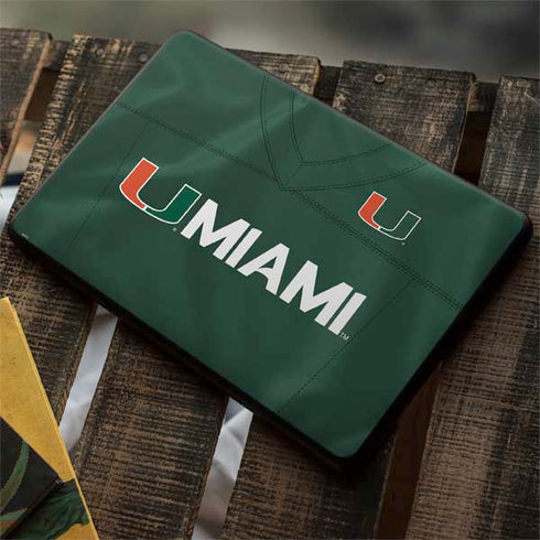 University of Miami Green Jersey Google Pixelbook Go Skin