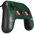 University of Miami Green Jersey Google Stadia Controller Skin