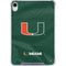 University of Miami Green Jersey iPad 11th Gen (2025) Clear Case