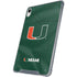 University of Miami Green Jersey iPad 11th Gen (2025) Clear Case