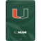 University of Miami Green Jersey Apple iPad Air Skin