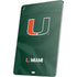 University of Miami Green Jersey Apple iPad Air Skin