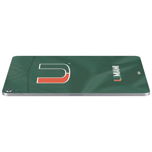 University of Miami Green Jersey Apple iPad Air Skin