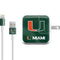 University of Miami Green Jersey iPad Charger (10W USB) Skin