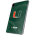 University of Miami Green Jersey iPad Pro 11in (2024) Clear Case