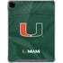 University of Miami Green Jersey iPad Pro 12.9in (2020) Clear Case